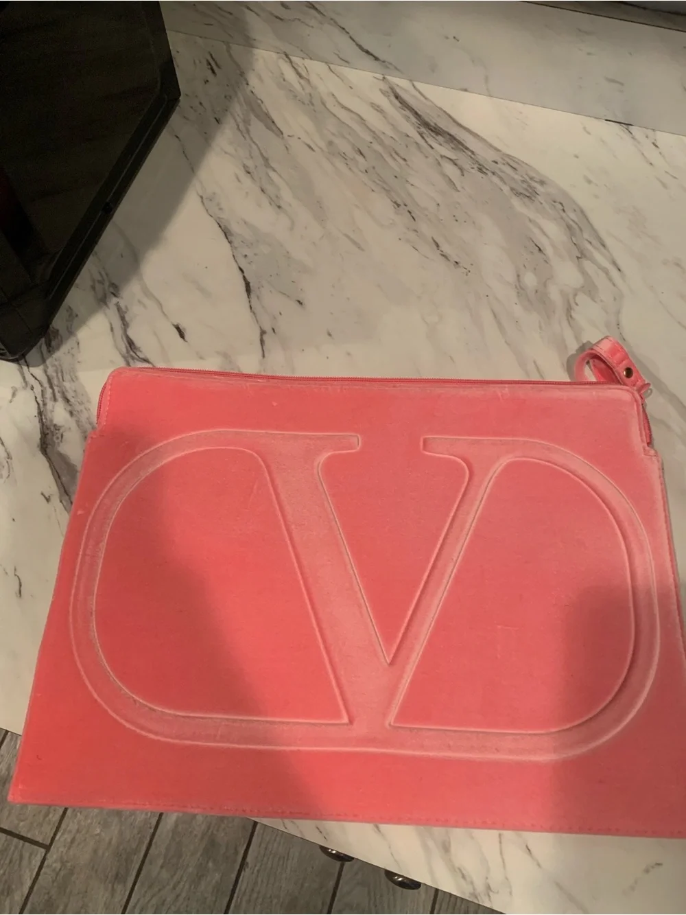 Valentino pinkish  Embossed V Logo Tablet or laptop Sleeve